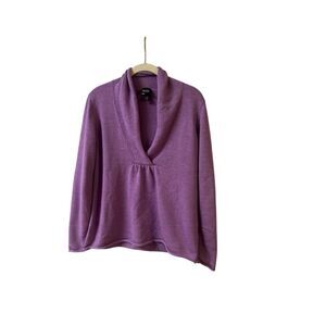 Eileen Fisher pullover sweater light purple sz petite Medium